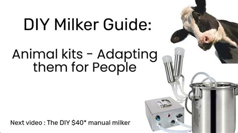 diy venus 2000|Adapting milking kits for animals to provide DIY Venus  .